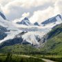 Worthington Glacier, alt. 6300 pieds. à 30 milles de Valdez